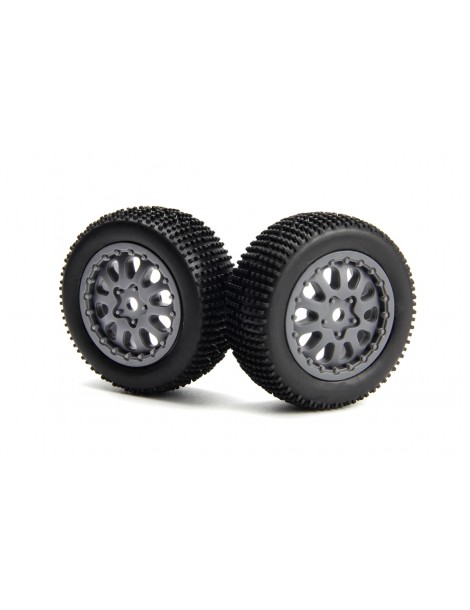Sidepin SC Wheel/Tyre Set (Grey/Front/Rear)