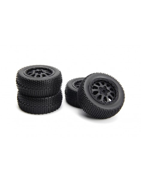 Sidepin SC Wheel/Tyre Set (Black/Front/Rear)