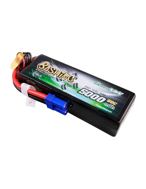 LiPo baterija G-Tech 5000mAh 14.8V 4S 60C EC5 Gens Ace – CyborgShop