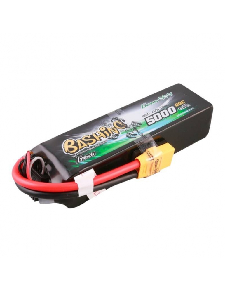 LiPo baterija G-Tech 5000mAh 14.8V 4S 60C XT90 Gens Ace – CyborgShop