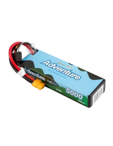 LiPo baterija Adventure G-Tech 5000mAh 7.4V 2S 60C XT60 Gens Ace – CyborgShop