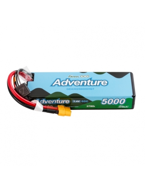 LiPo baterija Adventure G-Tech 5000mAh 7.4V 2S 60C XT60 Gens Ace – CyborgShop