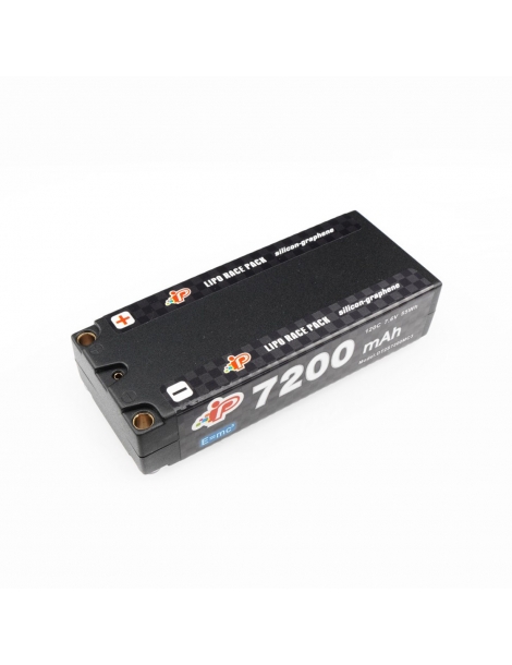 HV LiPo baterija MC3 Mid-Shorty 7200mAh 7.6V 2S 120C Intellect – CyborgShop