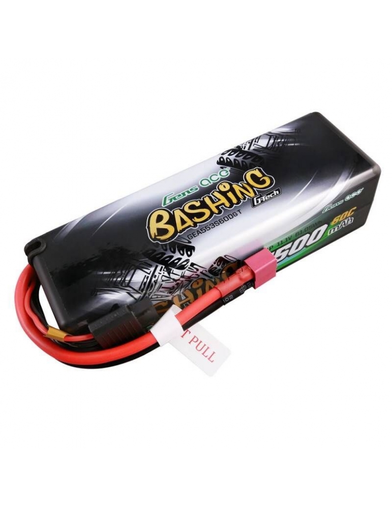 LiPo baterija G-Tech 5500mAh 11.1V 3S 60C HardCase T-plug Gens Ace – CyborgShop