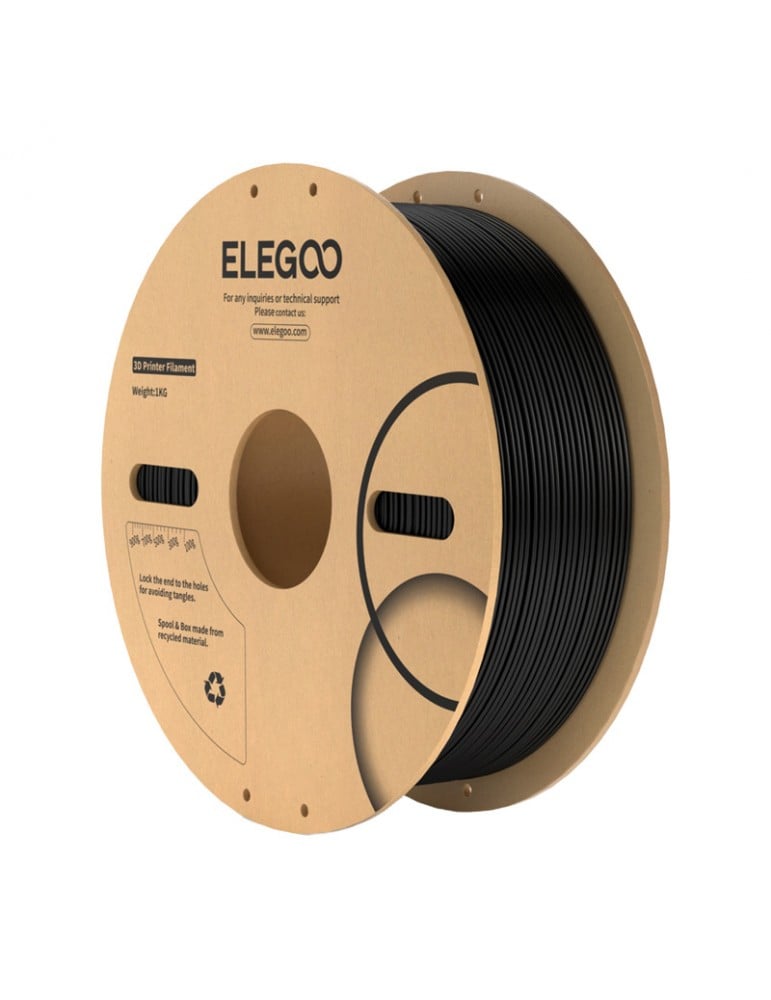 ABS filamentas juodos spalvos ELEGOO – CyborgShop