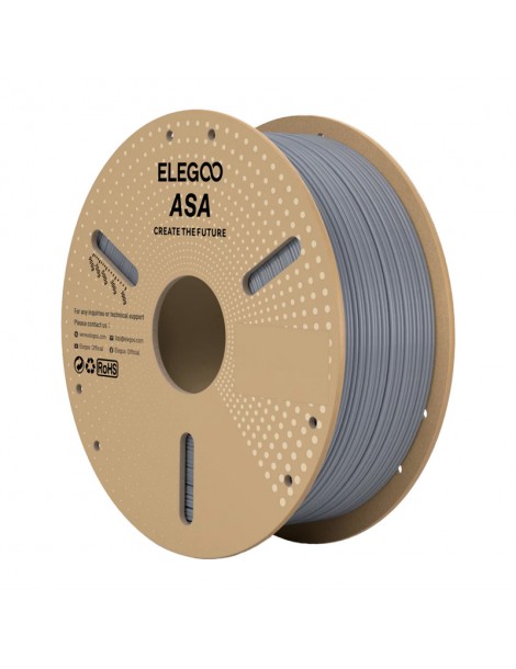 ASA filamentas pilkos spalvos 1.75 mm ELEGOO – CyborgShop