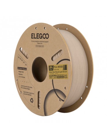 PLA Wood filamentas Light Oak ELEGOO – CyborgShop