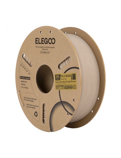 PLA Wood filamentas Light Oak ELEGOO – CyborgShop