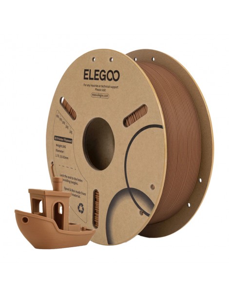 PLA Wood filamentas Indian Oak ELEGOO – CyborgShop