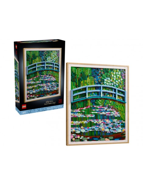 LEGO Art - Claude Monet Bridge over a Pond of Water Lilies