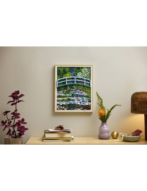 LEGO Art - Claude Monet Bridge over a Pond of Water Lilies