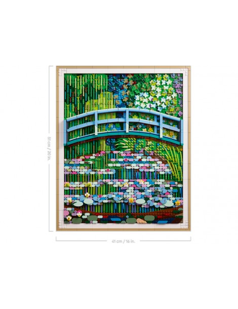 LEGO Art - Claude Monet Bridge over a Pond of Water Lilies