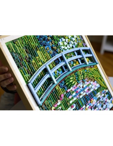 LEGO Art - Claude Monet Bridge over a Pond of Water Lilies
