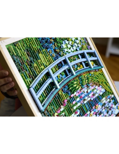 LEGO Art - Claude Monet Bridge over a Pond of Water Lilies