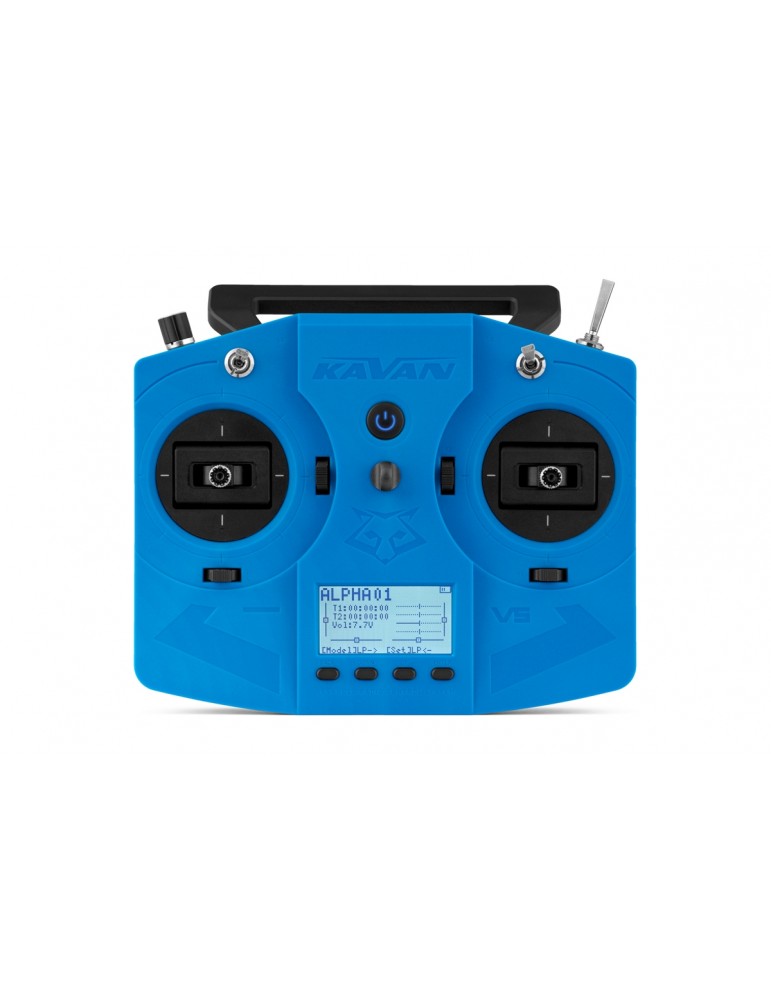 RC pultas V5 su R6L imtuvu 2.4GHz mėlynos spalvos – CyborgShop