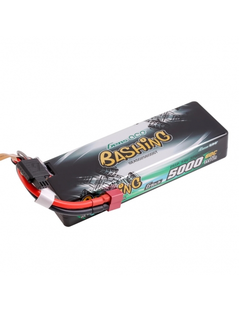 Akumuliatorius Gens ace Bashing G-tech 5000mAh 7.4V 2S 60C Hardcase LiPo su Deans jungtimi