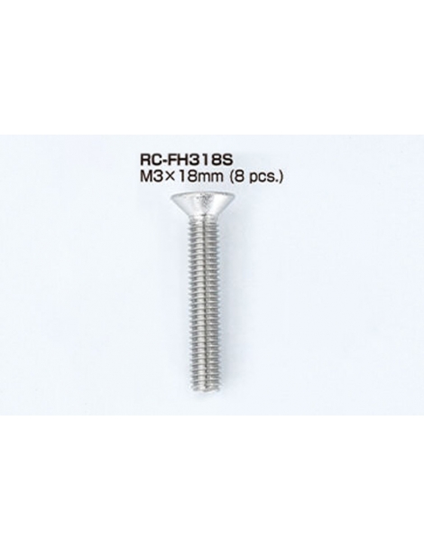 Nerūdijančio plieno kūginiai varžtai M3x18 mm RC modeliams Reve D – CyborgShop