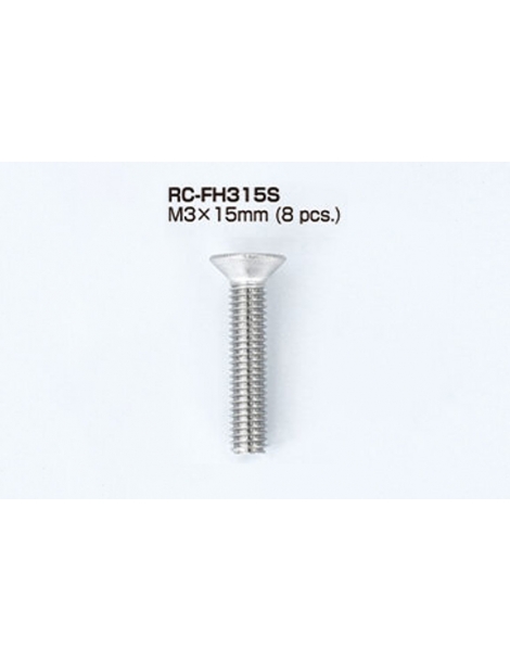 Nerūdijančio plieno kūginiai varžtai M3x15 mm RC modeliams Reve D – CyborgShop