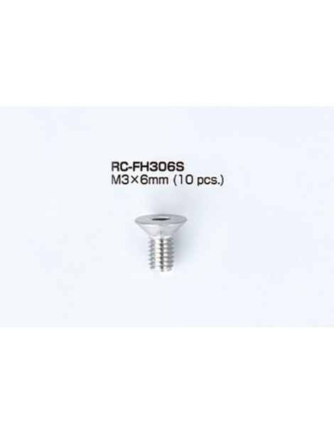 Nerūdijančio plieno kūginiai varžtai M3x6 mm RC modeliams Reve D – CyborgShop