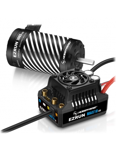 Bešepetėlinė sistema Ezrun MAX10 G2 140A 2400kV RC modeliams Hobbywing – CyborgShop