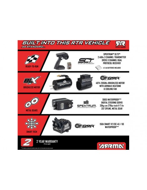 Arrma 1/7 Talion EXB 6S BLX 4WD RTR black
