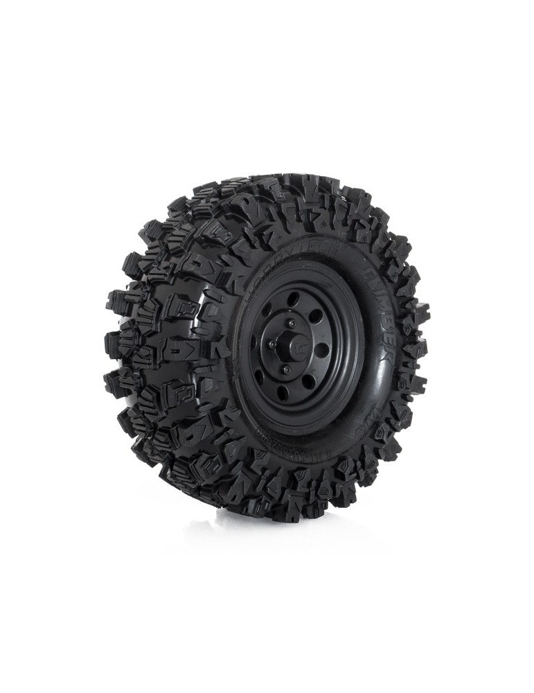 CLIMBER 1.9" Terrain Truck Tires Mounted, black
