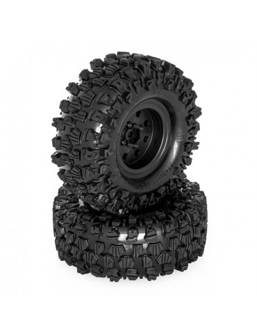 CLIMBER 1.9" Terrain Truck Tires Mounted, black