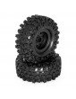 CLIMBER 1.9" Terrain Truck Tires Mounted, black