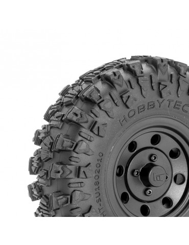 CLIMBER 106/36" Terrain Truck Tires Mounted, black