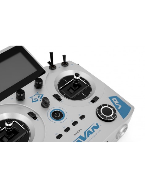 24 kanalų RC siųstuvas V10 2.4GHz sidabro spalvos – CyborgShop