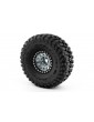 1.9'' Aluminum Beadlock Rims for 1/10 Crawler Silver - 2pcs
