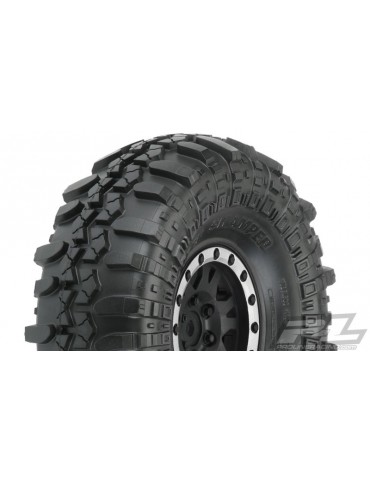 nterco TSL SX Super Swamper XL 1.9" G8 Rock Terrain Truck Tires Mounted for Front or Rear