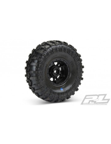 nterco TSL SX Super Swamper XL 1.9" G8 Rock Terrain Truck Tires Mounted for Front or Rear