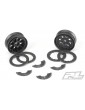 Denali 1.9" Black/Black Bead-Loc 8 Spoke Front or Rear Wheels for Rock Crawlers