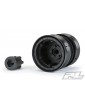 Carbine 1.9" Black Plastic Internal Bead-Loc Dually Wheelsfor Rock Crawlers Front or Rea