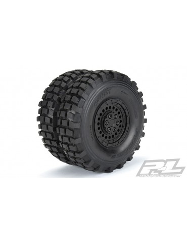 Carbine 1.9" Black Plastic Internal Bead-Loc Dually Wheelsfor Rock Crawlers Front or Rea