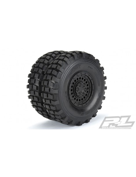 Carbine 1.9" Black Plastic Internal Bead-Loc Dually Wheelsfor Rock Crawlers Front or Rea