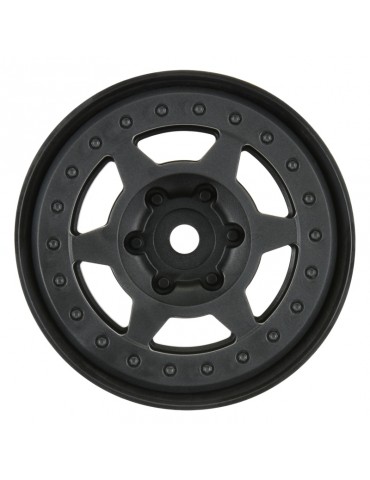 Holcomb F/R 1.9" 12mm Crawler Bead-Loc Wheels (2) Black
