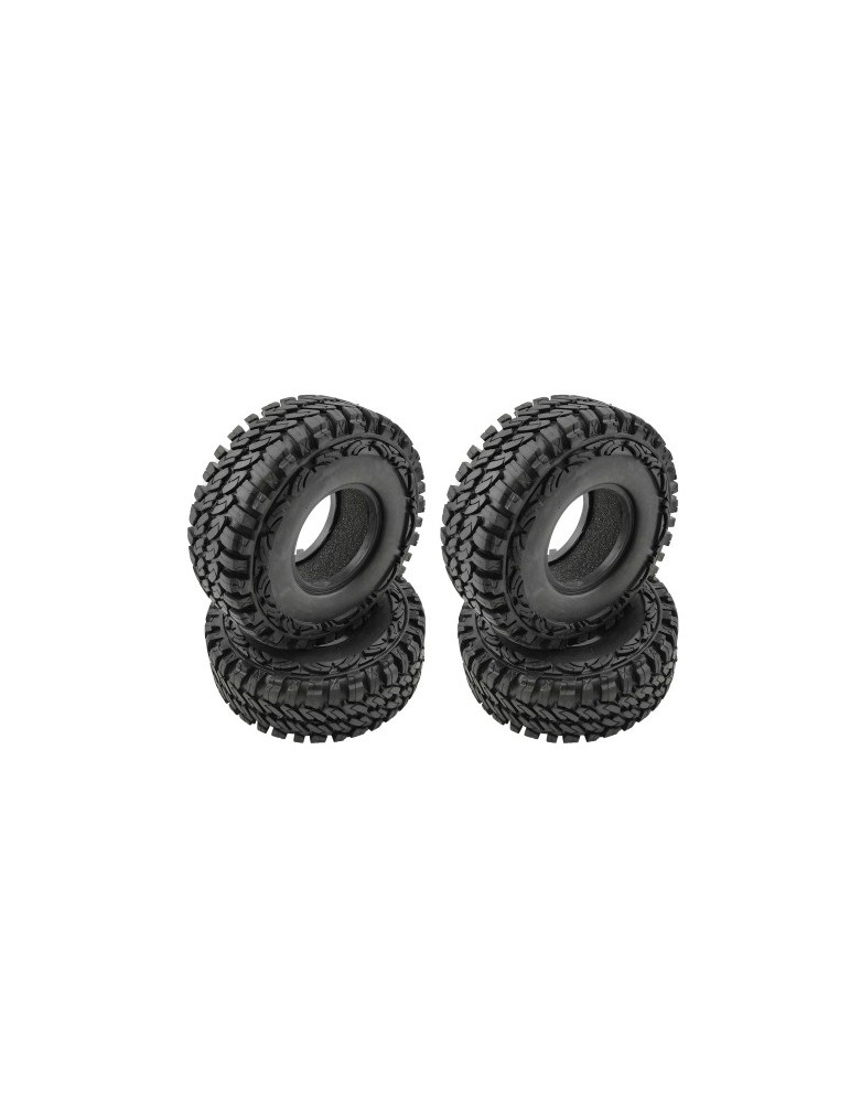 Rocky Mountain 1,9" Crawler Tires W/Foam 113mm, 4 Pcs.