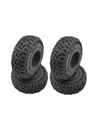 Roundcube 1,9" Crawler Tires W/Foam 120mm, 4 Pcs.