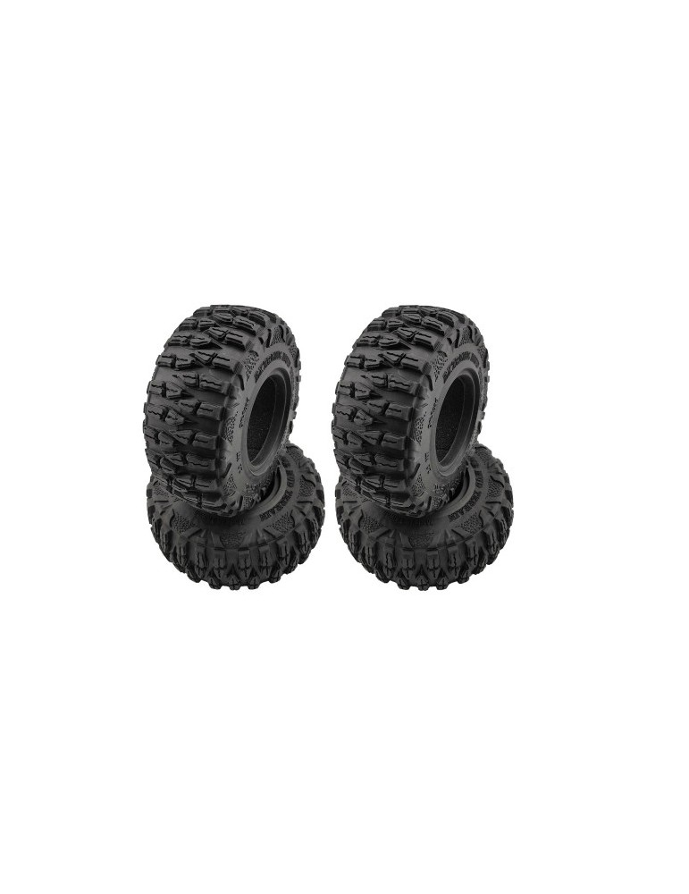 Roundcube 2,2" Crawler Tires W/Foam 120mm, 4 Pcs.