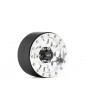 1.9 Aluminum CNC 8 Spoke Beadlock Wheel w/Wheel Hub 2pcs Silver