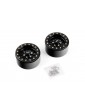 1.9 colio aliumininiai CNC beadlock ratlankiai juodi Yeah Racing – CyborgShop