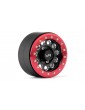1.9 Aluminum CNC F-RG Beadlock Wheel w/Wheel Hub 2pcs Red