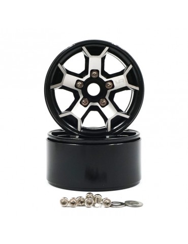 1.9 Aluminum CNC 5 Spoke Beadlock Rim 2pcs