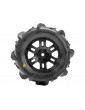 Pro-Line 1/16 Dumont F/R MT Tires Black Split Six (2): ARRMA MINI KRATON
