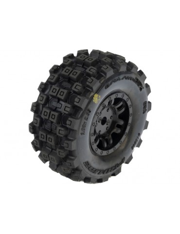 Pro-Line 1/16 Badlands MX Front/Rear Tires MTD 12mm Black Split Six (4): MOJAVE GROM