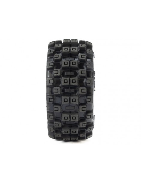 Pro-Line 1/16 Badlands MX Front/Rear Tires MTD 12mm Black Split Six (4): MOJAVE GROM