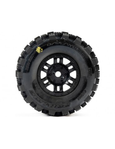 Pro-Line 1/16 Badlands MX Front/Rear Tires MTD 12mm Black Split Six (4): MOJAVE GROM