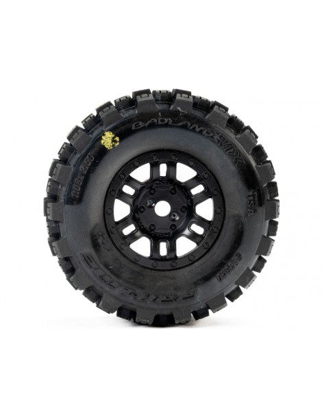 Pro-Line 1/16 Badlands MX Front/Rear Tires MTD 12mm Black Split Six (4): MOJAVE GROM